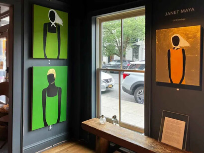 Janet Maya, The architecture of stillness, exhibition view. Courtesy of Robin Rice Gallery