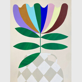 HelloMarine, Fleur V. Acrylic on canvas, 23.6” x 31.4”. Courtesy of Legion Projects