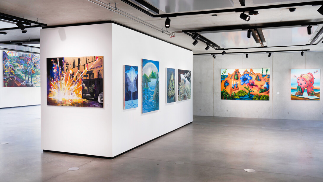 Various artists, Where Earth meets sky, exhibition view. Courtesy of König Gallery