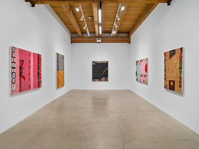 Jeff Perrone: A Revolution Is Not a Dinner Party, installation view, Corbett vs. Dempsey, photo by Robert Chase Heishman. Courtesy of Corbett vs. Dempsey