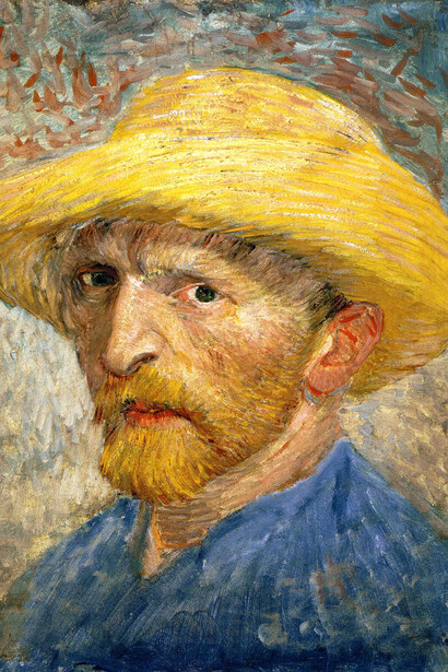 Auto-Retrato dedicado a Paul Gauguin - Vincent van Gogh, 1888
