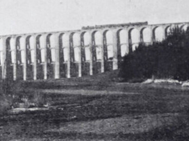 Extrait de la Revue régionale illustrée de mars 1900, le viaduc de Chaumont en Haute-Marne (France) témoignant de l’admiration portée à cette prouesse architecturale dominant les paysages haut-marnais au tournant du siècle