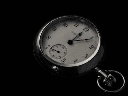 A stopwatch to measure time in its mathematical state