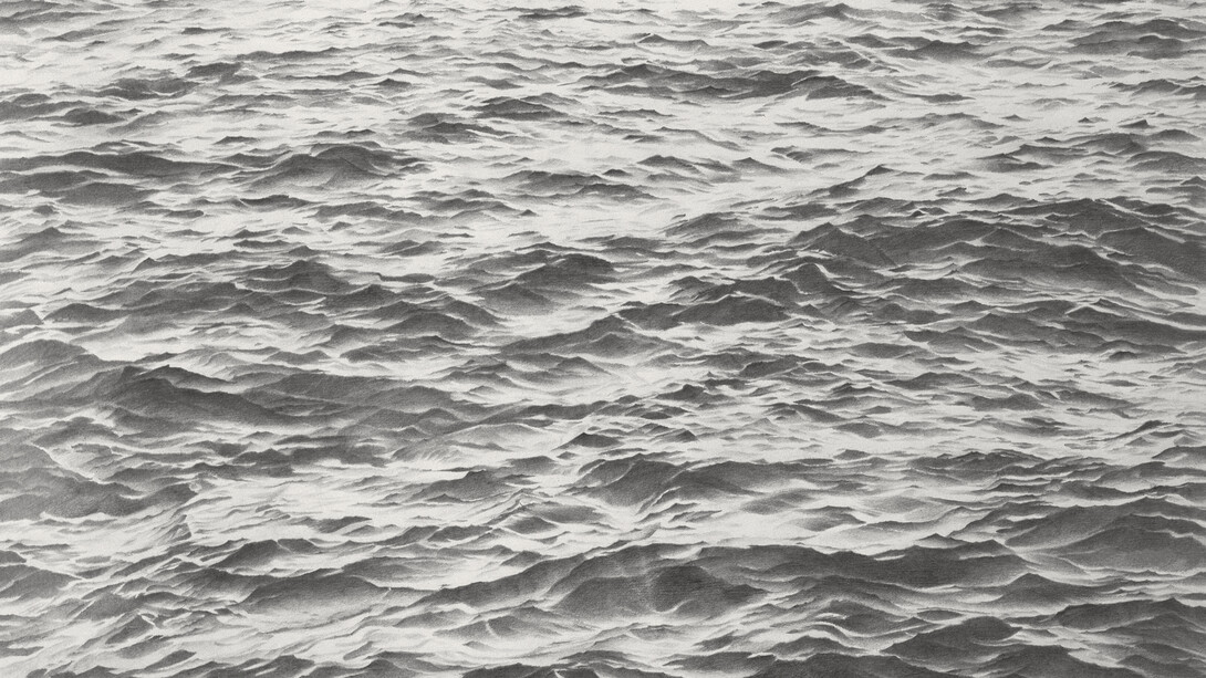 Vija Celmins, Untitled (big sea #2), 1969. Courtesy of Fondation Beyeler