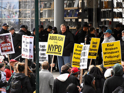 In 2017, demonstrators assembled outside New York’s Whitney Museum to call for the removal of Open Casket, a controversial painting of Emmett Till, USA