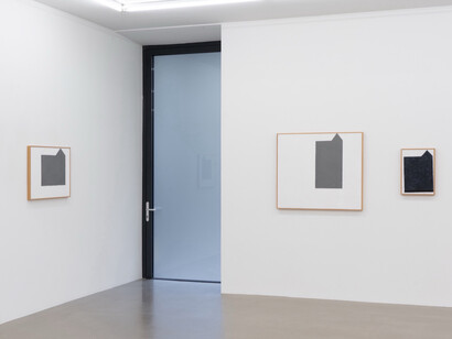 Horst Antes, Keine paare, keine gruppen, ausstellungsansicht. Mit freundlicher genehmigung von Meyer Riegger