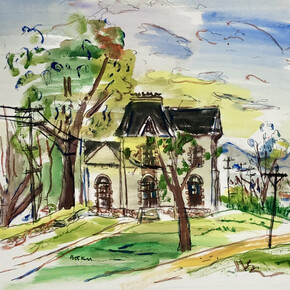 Henry Botkin Watercolors, Artwork, 2024. Courtesy of the artist and Childs Gallery