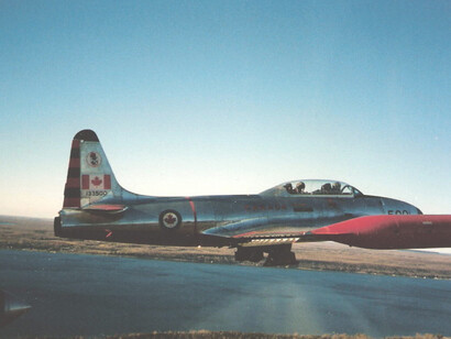 Canadair T-33 #500. Courtesy of Jet Aircraft Museum