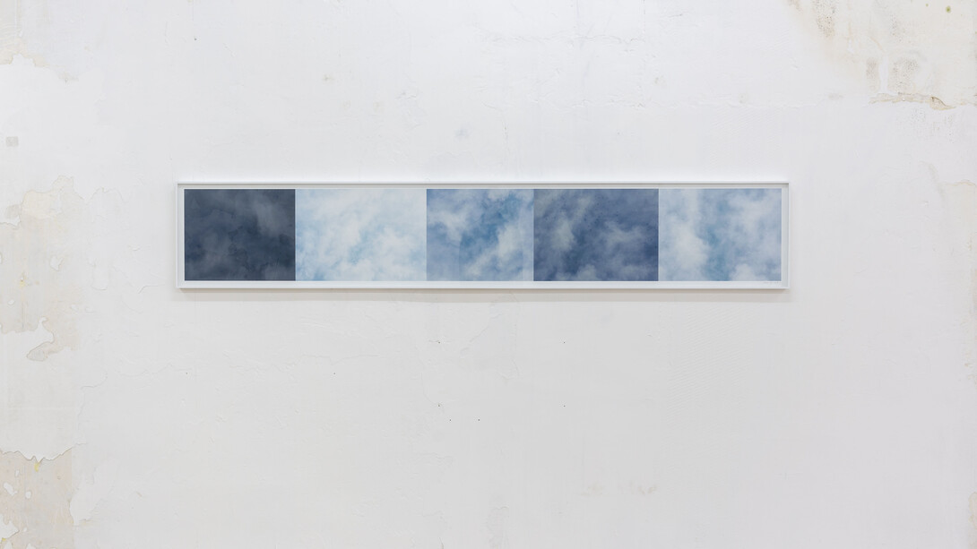 Untitled (Border Sky), 2015-2016, Digital Print on Hahnemuhle Photo Rag Archival Paper 256 x 38 cm
Exhibiton view ‘Les Équivalentes’- Galleria Continua / Les Moulins, Mai 2018 Courtesy the artist and Galleria Continua, San Gimignano / Beijing / Les Moulins / Habana. Photo by Oak Taylor-Smith