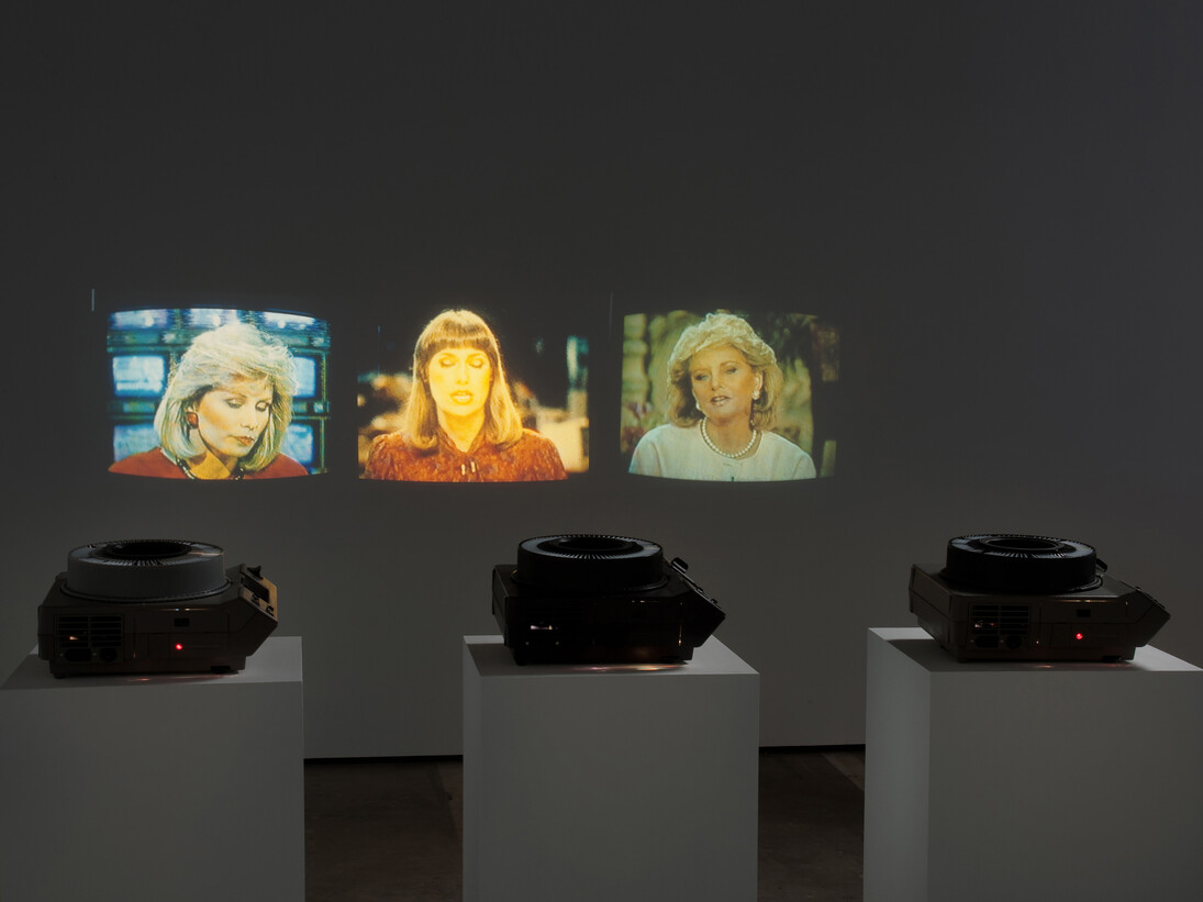Robert Heinecken. Surrealism on TV. 1986. 216 35 mm color slides, slide-show time variable. The Robert Heinecken Trust, Chicago; courtesy Cherry and Martin Gallery, Los Angeles. © 2013 The Robert Heinecken Trust 