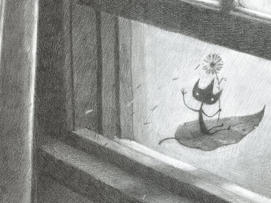 Hubiera preferido no ser yo quien lo volvió a encontrar ese otro día. Ilustración de Shaun Tan, Eric se va, 2007