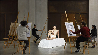 Patrizio Di Massimo, 'Self-Portrait as a model (Take me, I’m yours)', 2017. Courtesy Patrizio Di Massimo, T293, Roma e Pirelli HangarBicocca, Milano. Foto: Agostino Osio