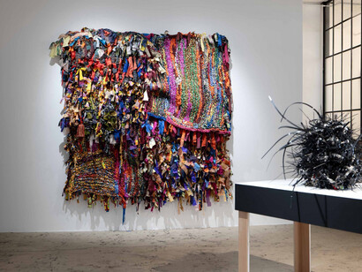 Ramekon O’Arwisters, Schism, exhibition view. Courtesy of Patricia Sweetow Gallery 