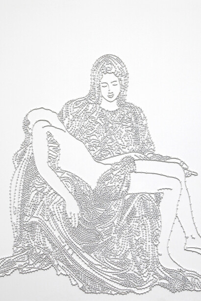 Mounir Fatmi, La pieta 1/5, 2007. Courtesy of Ceysson & Bénétière