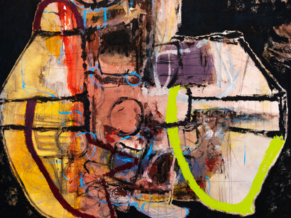 Alexander Rasmussen, Stage fright. 2025. Courtesy of Christopher Cutts Gallery
