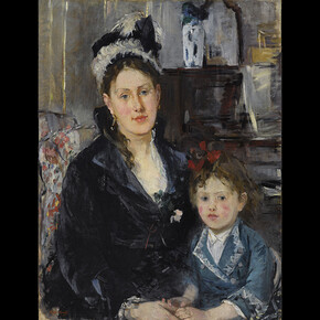 Berthe Morisot, Madame Boursier and her Daughter, ca. 1873. Oil on canvas, 74.5 x 56.8 cm. Brooklyn Museum Collection Fund, Photo by Sarah DeSantis. Courtesy of Palazzo Zabarella 