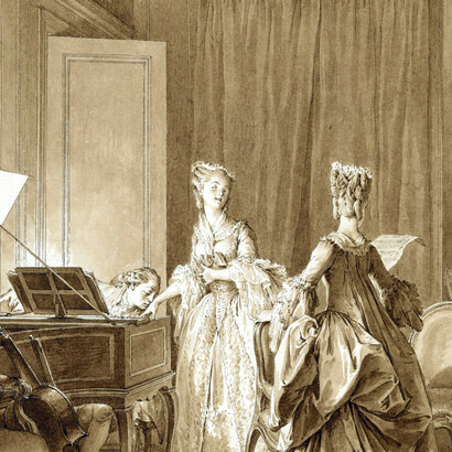 Ilustración de Jean-Michel Moreau para la edición original de «La nueva Eloísa»