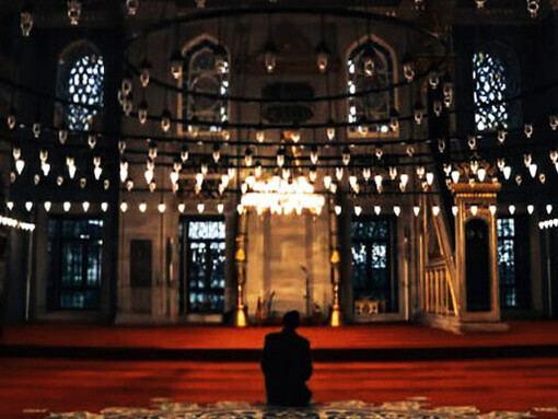 El mayor problema de los descreídos parece ser no que haya un Creador del todo, para expresarlo en lenguaje humano, sino que sea antropomórfico. La Mezquita Azul, Estambul, Turquía