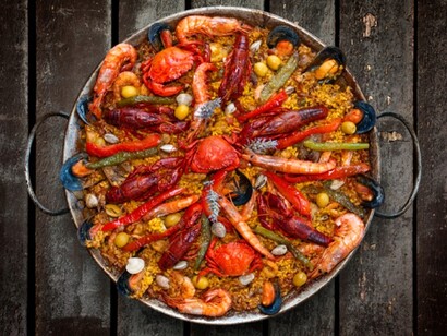 Paella de marisco