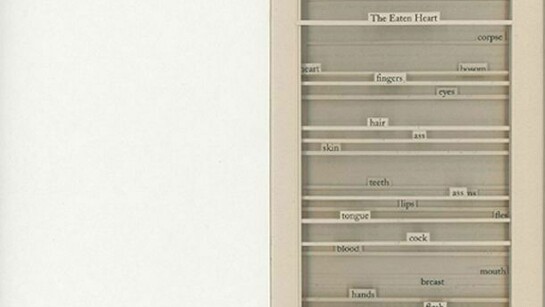 Carolyn Thompson, The Eaten Heart, 2013, found book, 21.5 x 18cm