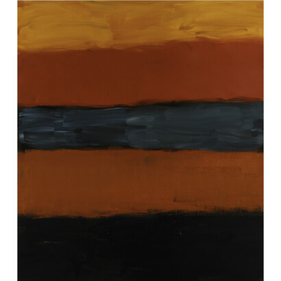 Sean Scully, Landline Red Red, 2014, oil on linen