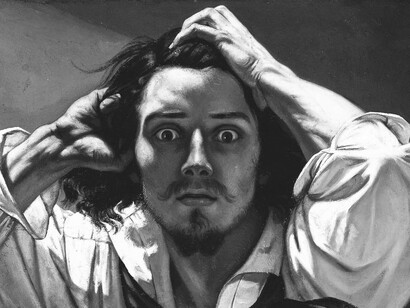 G. Courbert, autoretrato