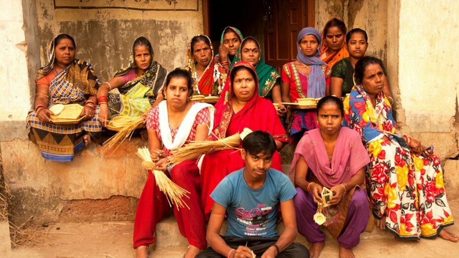 Golden grass craft of India