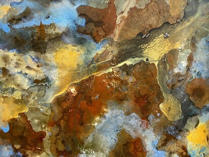 Lola de Miguel, Part of Galaxies Series, 24" x 30", 2022 