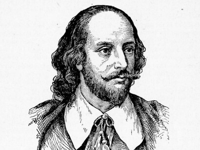 Retrato de William Shakespeare, autor de la tragedia «Romeo y Julieta»