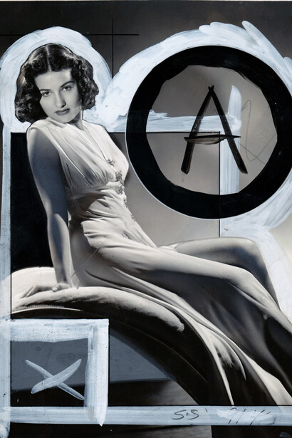 Brenda Marshal, 1940, Tirage argentique vintage retouché à la main, 20 x 25 cm, Pièce unique, Courtesy Argentic