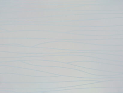 Zefiro 1976,  tempera all'uovo e olio su tela, cm 100x270 