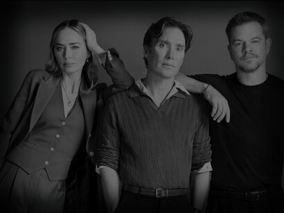 Actors Emily Blunt, Cillian Murphy and Matt Damon