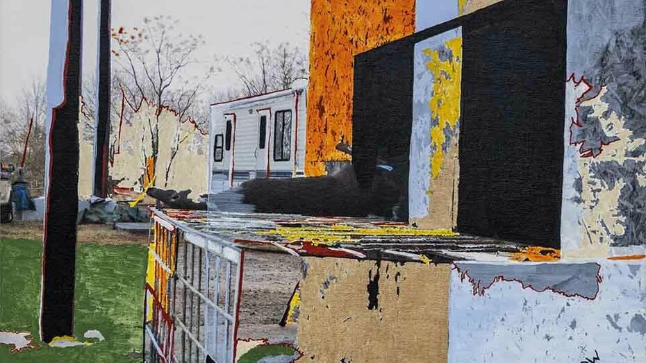 Beth Davila Waldman, When the levee breaks no. 7 (detail), 2026. Courtesy of Launch LA