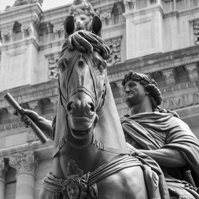 Desde 1977, la Constitución mexicana ha sido objeto de diversas reformas. En la foto, “El caballito", estatua ecuestre de Carlos IV (Ciudad de México)