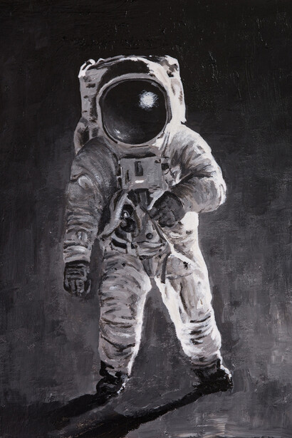 Stefan à Wengen, From the series "Detected Dictionary", 2014,  acrylic on canvas mounted on wood, 30 x 25 cm