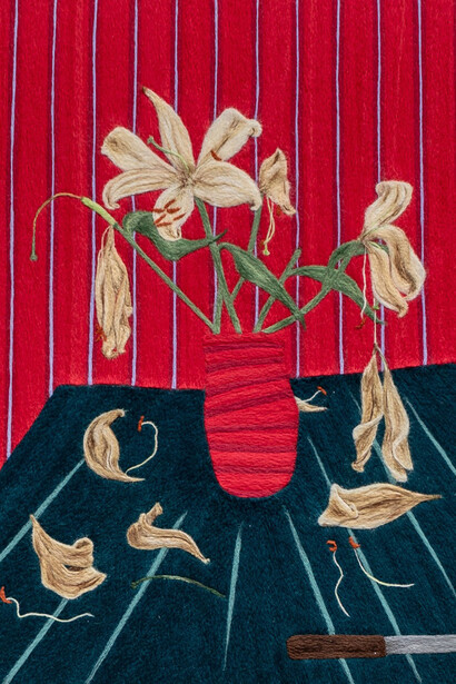 Cheryl Pope, Room with a knife (detail), 2024. Courtesy of Contemporary Art Matters