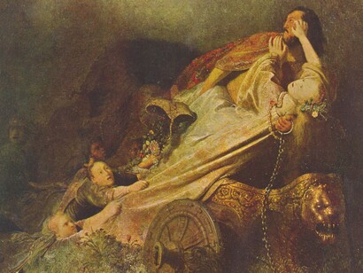 «El rapto de Proserpina» (1632), Rembrandt