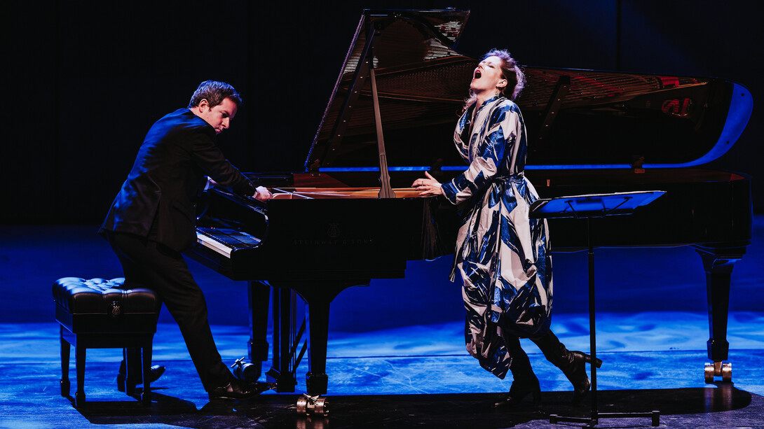 Barbara Hannigan e Bertrand Chamayou. Cortesia di Vicenza Jazz