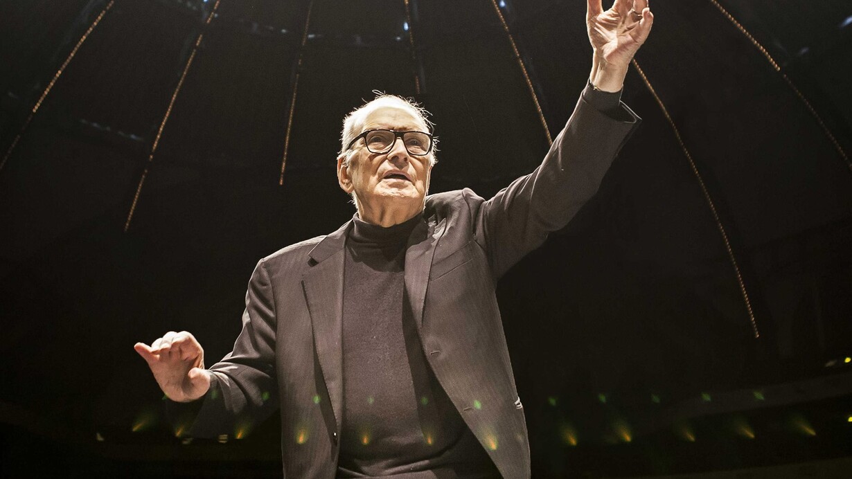 El compositor y director de orquesta italiano Ennio Morricone
