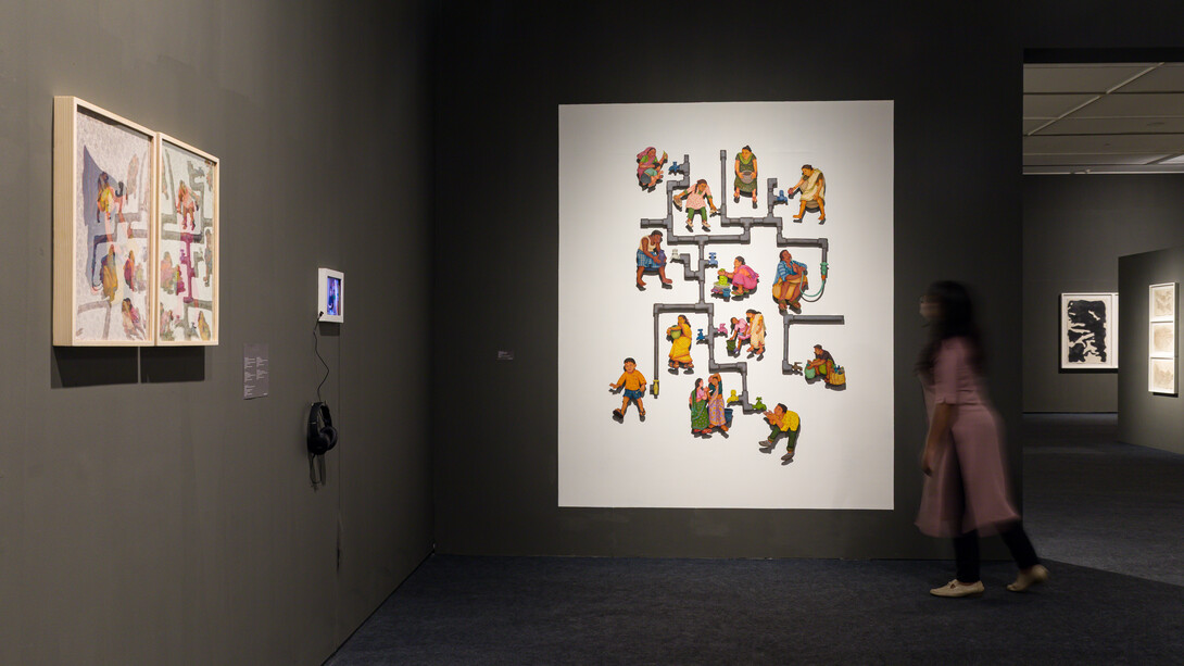 Soma Das, The new in the everyday, exhibition view. Courtesy of Emami Art
