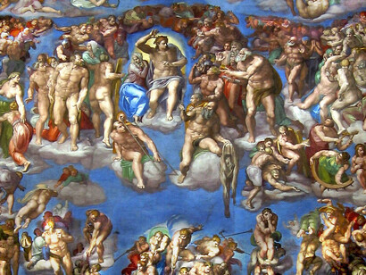 Michelangelo, (1475–1564) El Juicio Final,1536-1541, Capilla Sixtina, Ciudad del Vaticano
