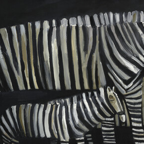 Sophie Wake 2019 'Zebras'. Courtesy of Flux Exhibition