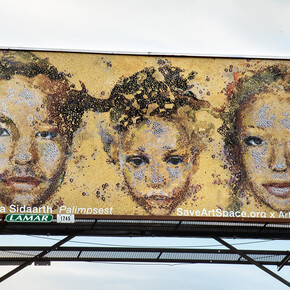 Artist Sarupa Sidaarth - SaveArtSpace x Art4Equality x The Untitled Space Public Art Billboard 1xLR