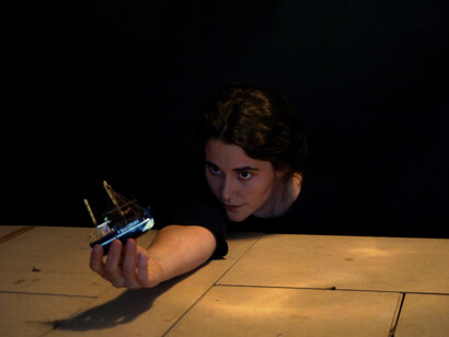 Andrea Díaz Reboredo en la obra teatral «M.A.R.»