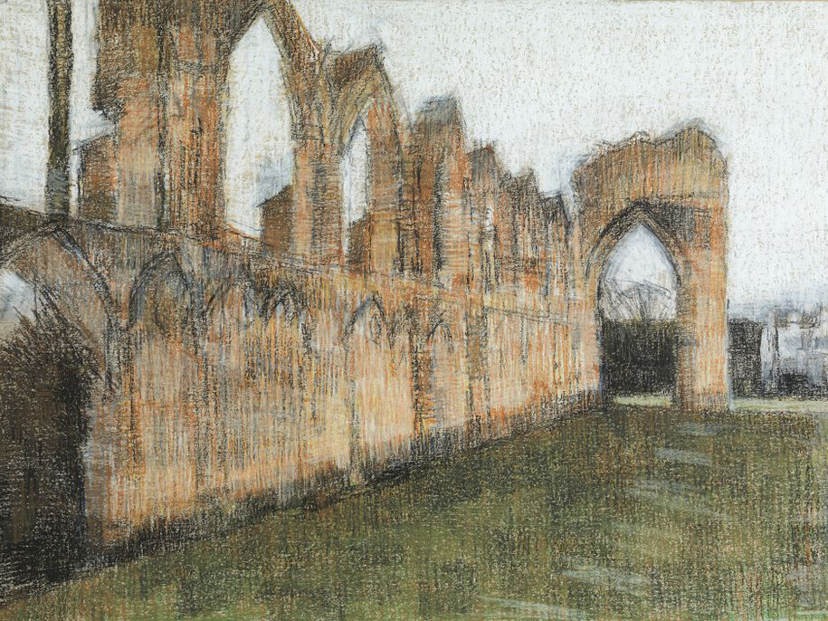 Jake Attree, The Ruins of St Mary's Abbey with the King's Manor'