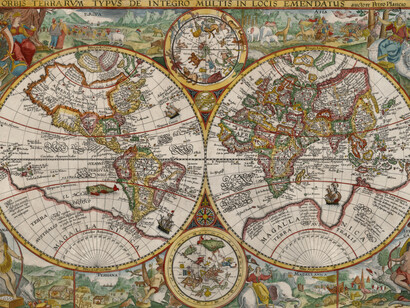 Johannes Baptista, 1596, la seconda più antica mappa del mondo