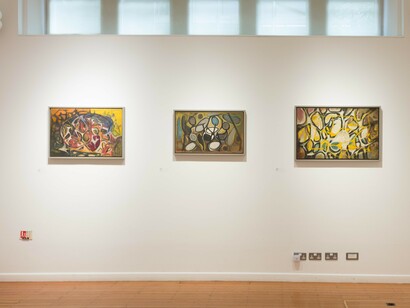 Aubrey Williams, Elemental force, exhibition view. Courtesy of October Gallery