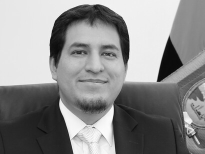 Andrés Arauz, candidato a la presidencia de Ecuador por la plataforma electoral Unión por la Esperanza