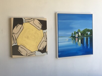 Various artists, People and places, exhibition view. Courtesy of Elisa Contemporary Art
