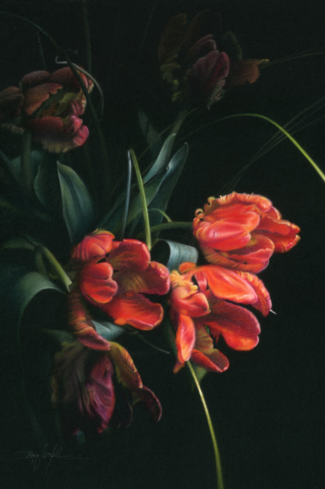 Brian O’Neill, A Life Well Lived, pastel on paper, 15 x 11 inches, 2014